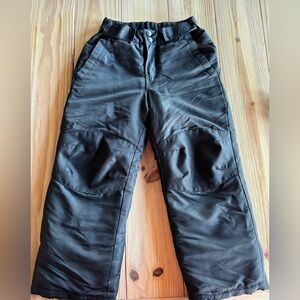 Falls Creek Kids Unisex Black Snow Ski Board Pants Size 6 6X Small Girls Boys